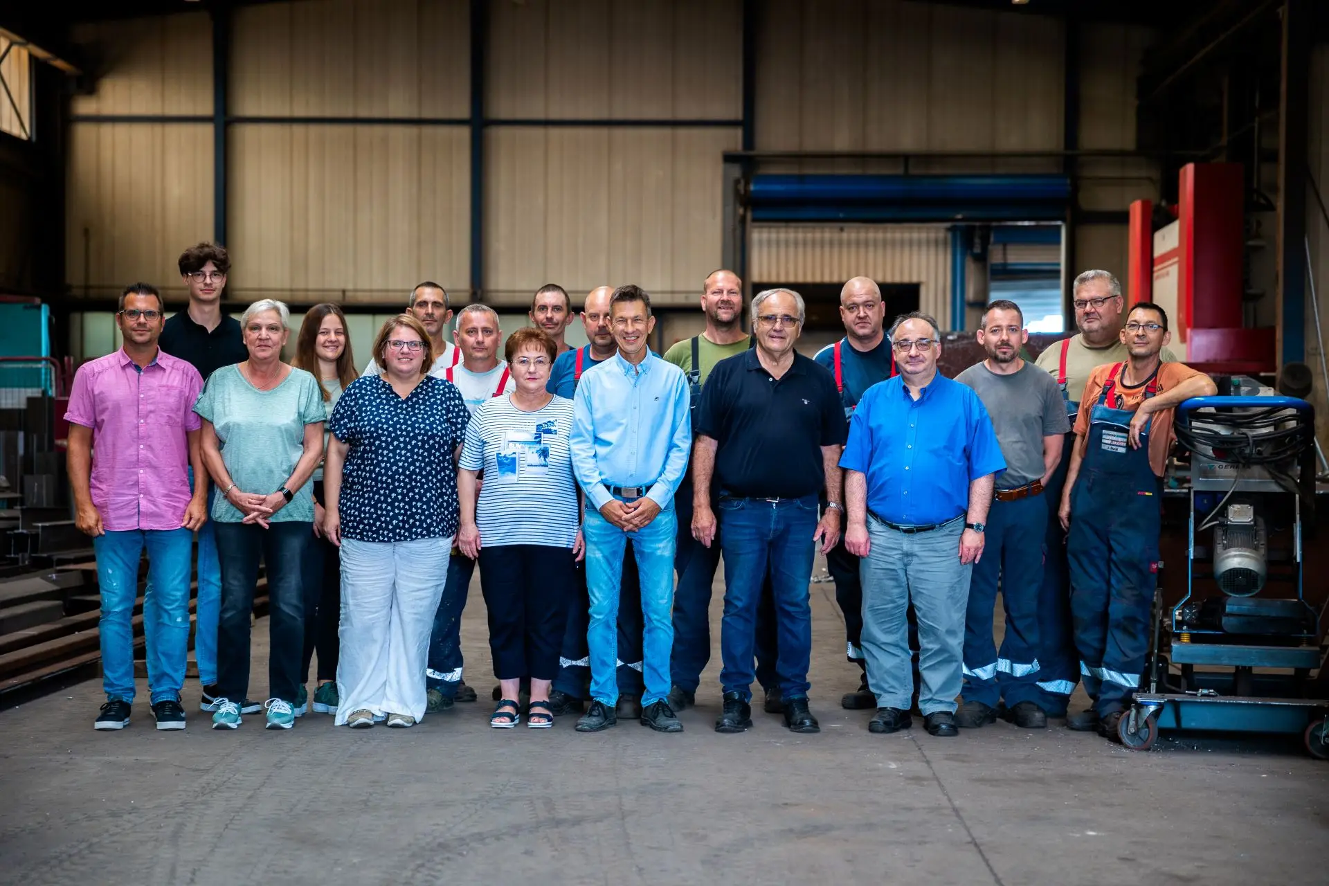 Mitarbeitende von Knoke Industrie-Montagen in Salzgitter