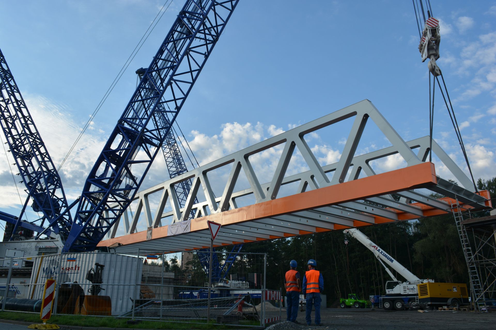 Kran-Brücke