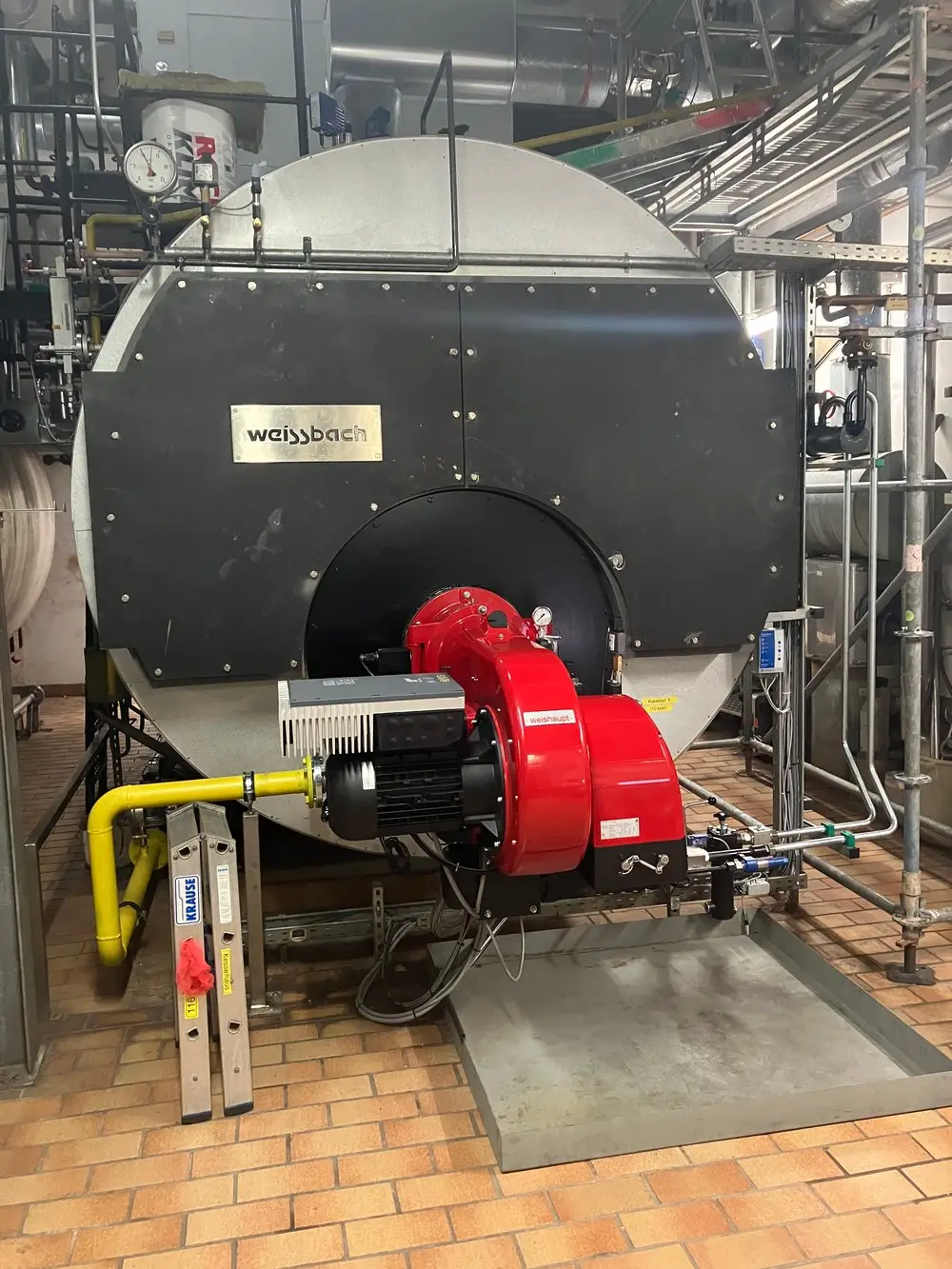 Heizkessel von vorne