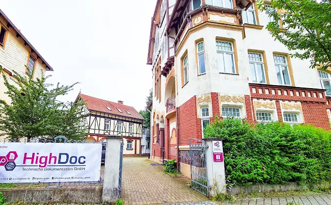 Das charmante Gebäude, in dem HighDoc seine Firmenräumlichkeiten hat